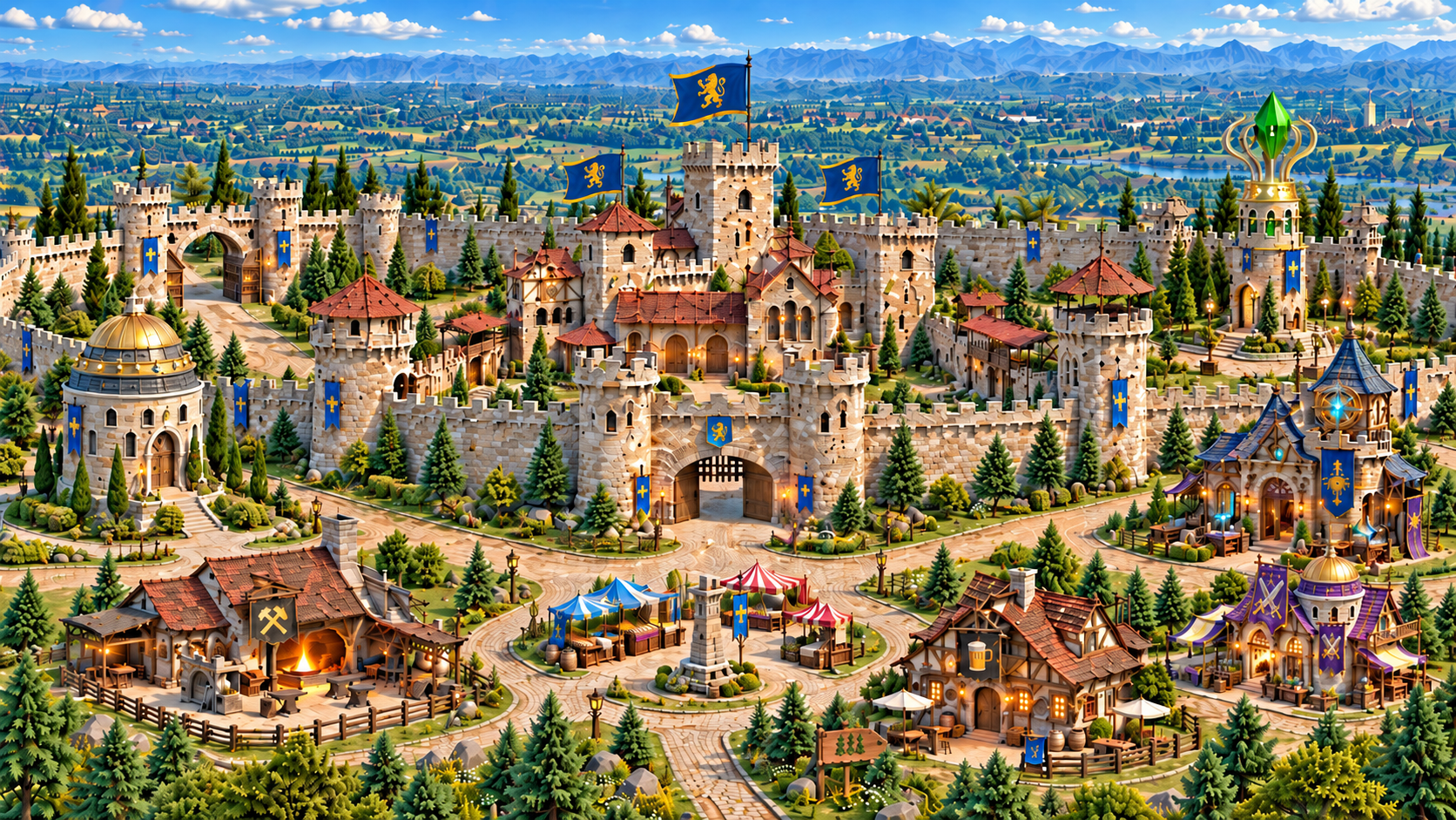 The capital city of the kingdom